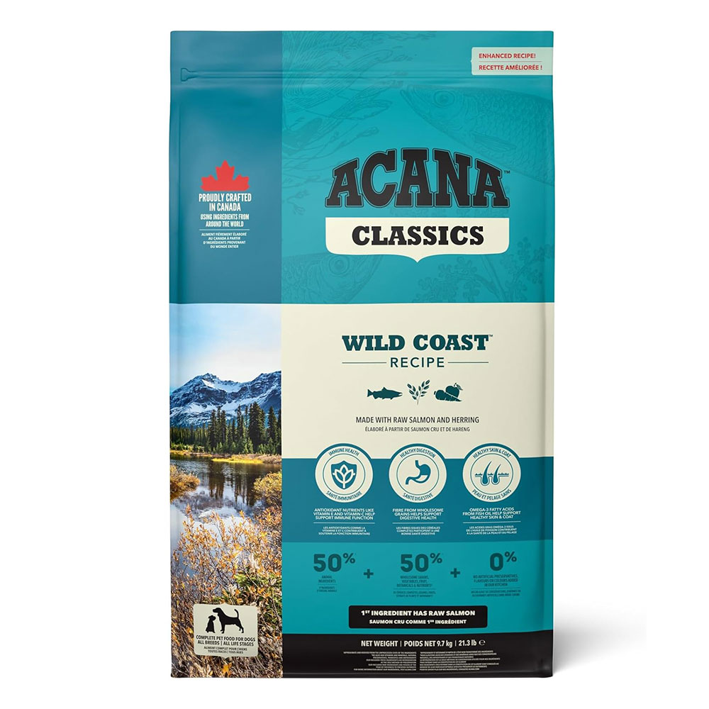 ACANA Wild Coast – Crocchette per cani con salmone e sardina 9,7kg