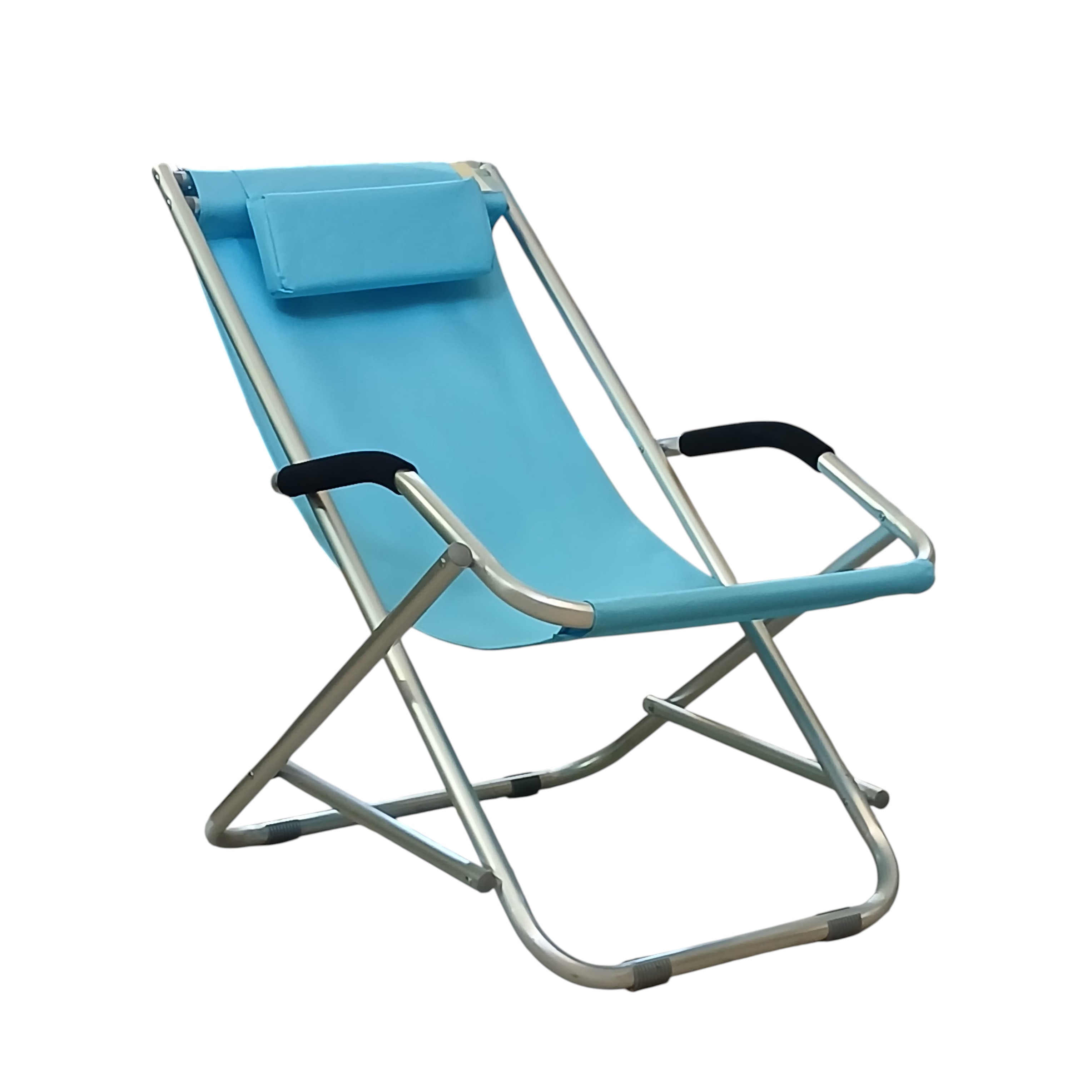 SEDIA A DONDOLO ROCK 90X60XH73CM CELESTE