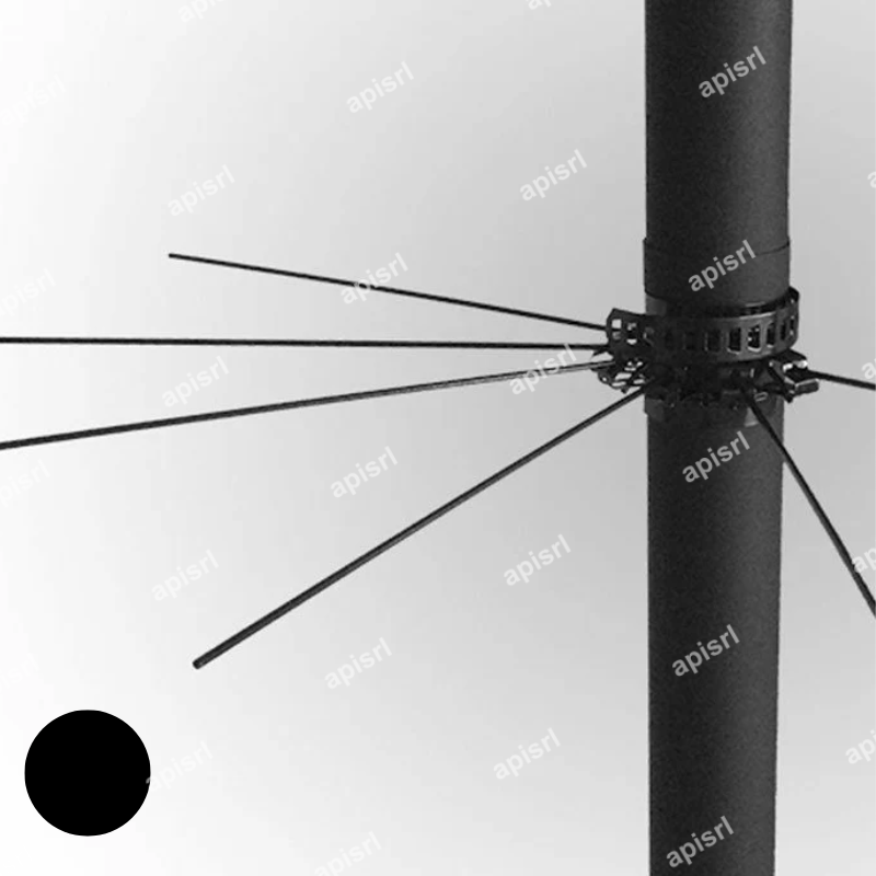 Wäscheständer Wäschetrockner Runder Ständer Rohre Heizung 80-140mm 3 Farben - Bild 5 von 8
