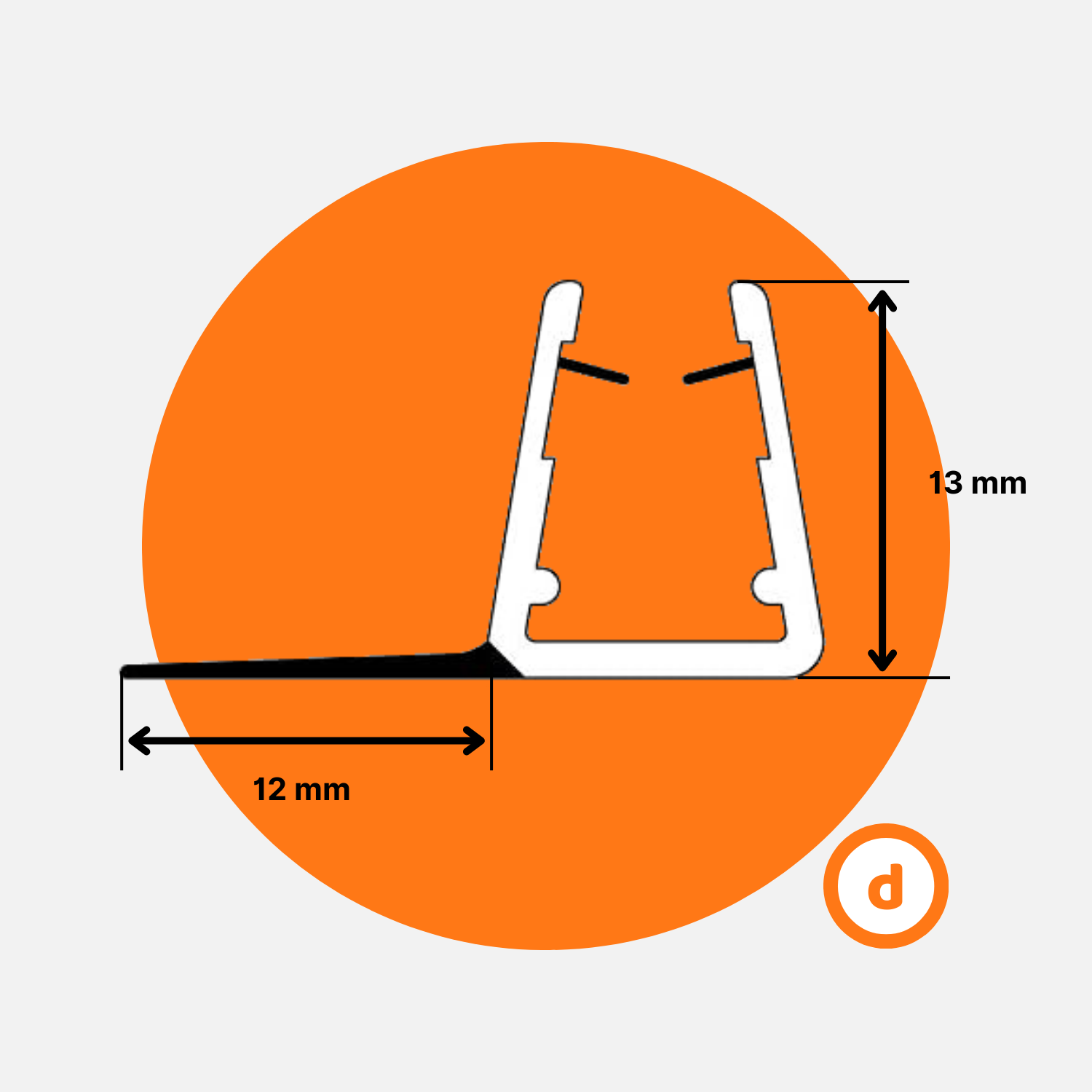 Guarnizione Box Doccia per Profilo Vetro da 6mm a 8mm Semplice o Magnetica - Imagen 9 de 20