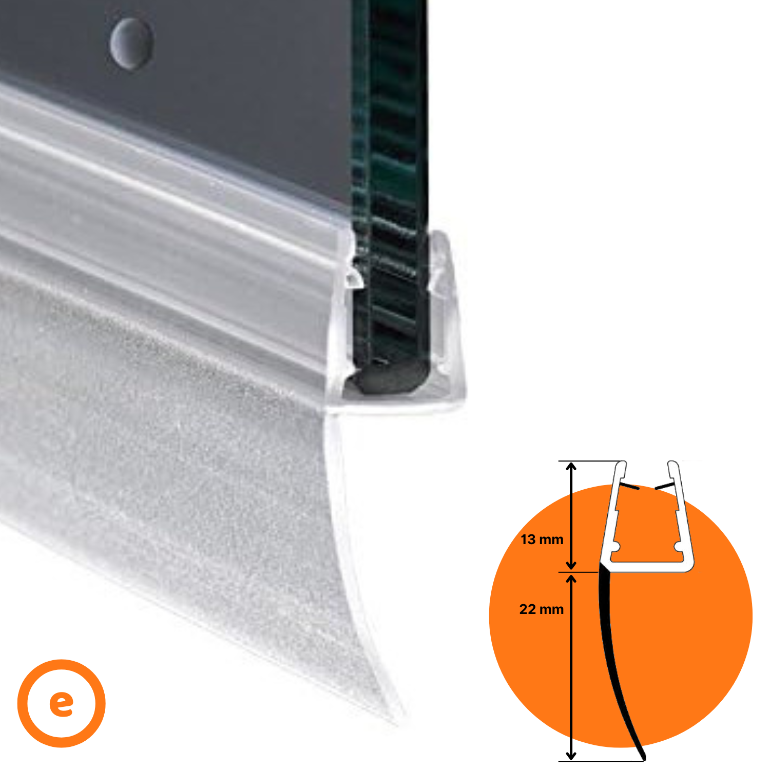 Guarnizione Box Doccia per Profilo Vetro da 6mm a 8mm Semplice o Magnetica - Imagen 10 de 20
