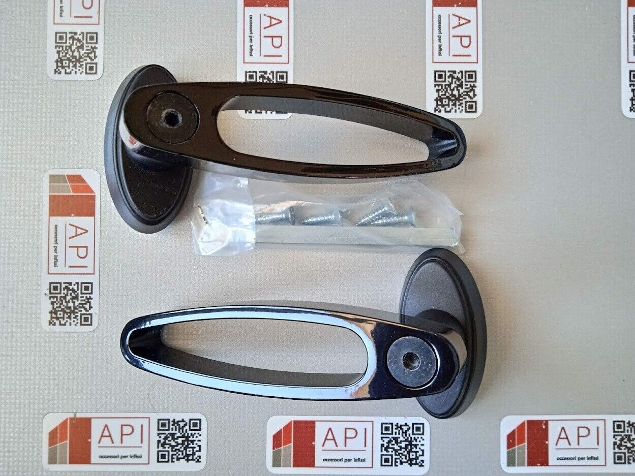 Doble Manija Para Puerta Pintada En Aluminio Hecha En Italia - Imagen 2 de 3
