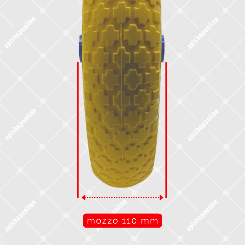 Rueda Para Carretilla Llena Antipinchazos En Poliuretano Modelo VESPA 3.50 - Bild 9 von 13