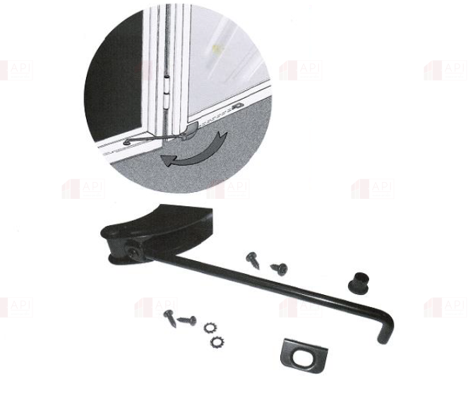 SHUTTER STOP SASH LOCK FOR WOOD ALUMINUM PVC SHUTTER STOP ARM STOP