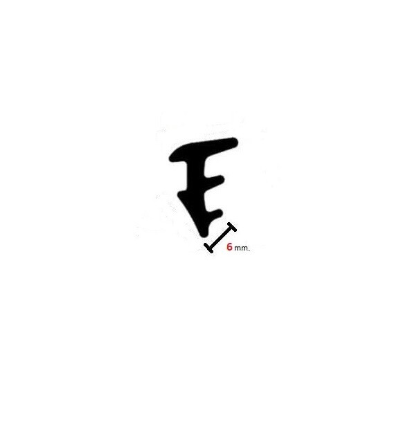 Dichtung für Einfassungen Tor Fenster Glas Farbe Schwarz Kelche Wein 10m - Bild 8 von 17