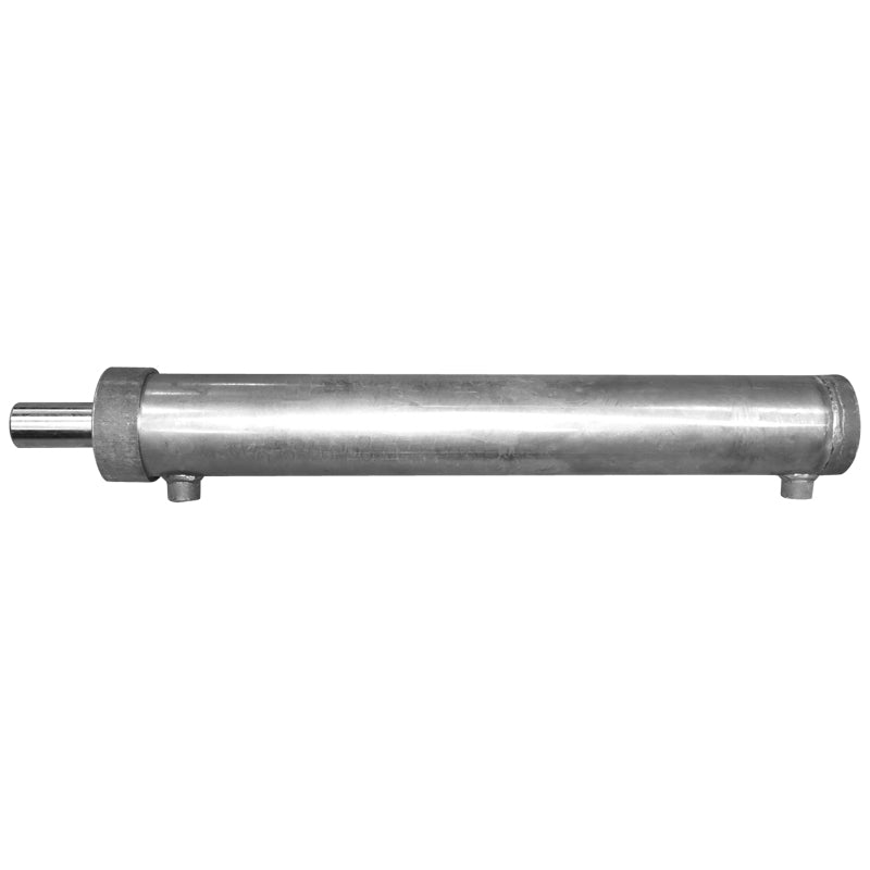 Cilindro idraulico 650 mm con filettatura M20 e raccordo idraulico Ø20