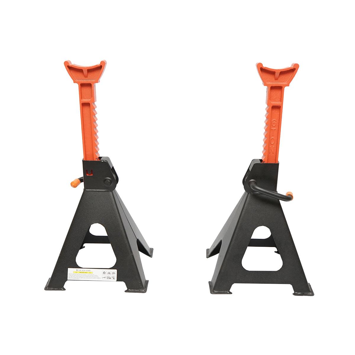 Coppia di Cavalletti per Auto Portata da 6 T Coppia di colonnette di supporto portata 6 tonnellate