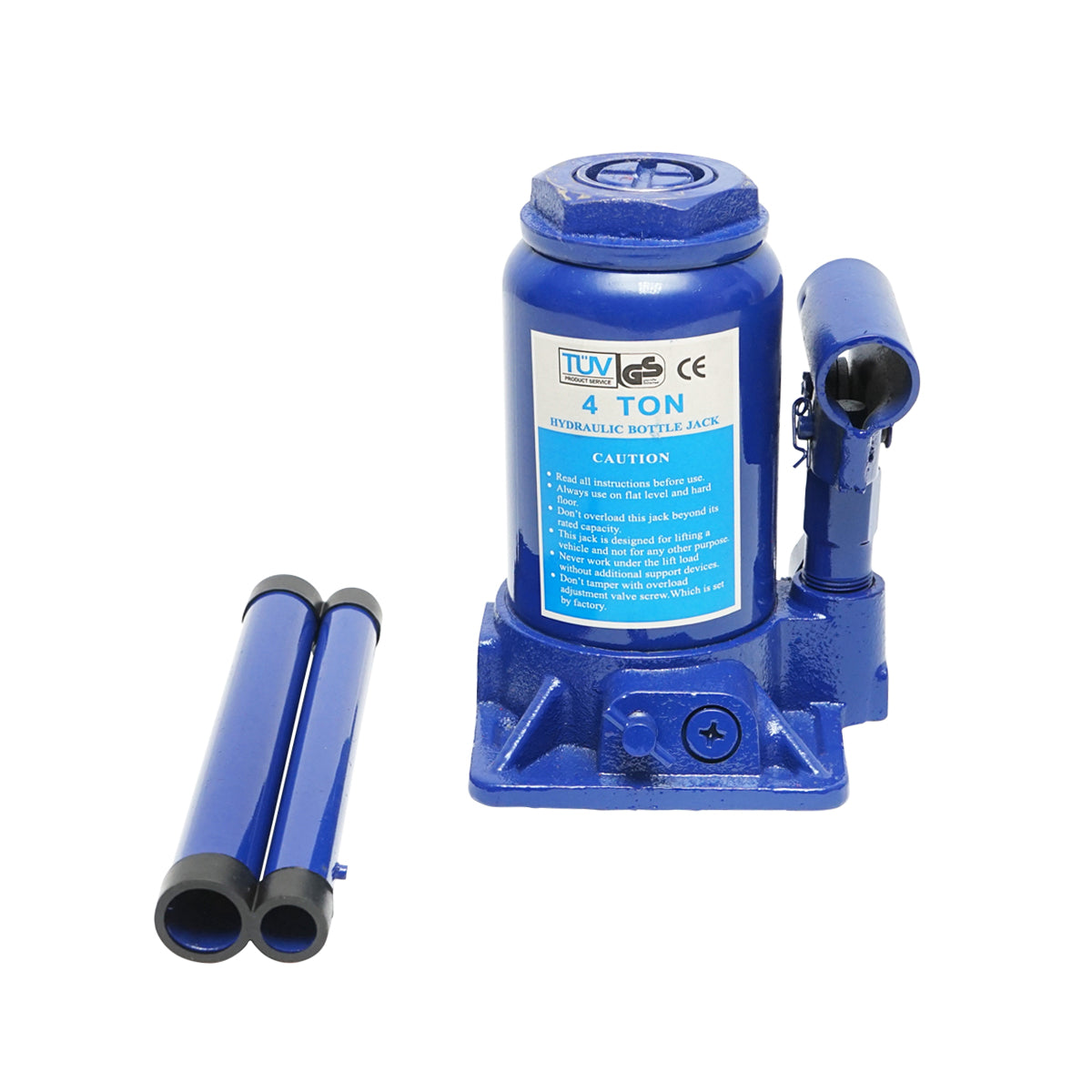 CRIC A BOTTIGLIA IDRAULICO Martinetto idraulico a doppio pistone 4 tonnellate 155mm