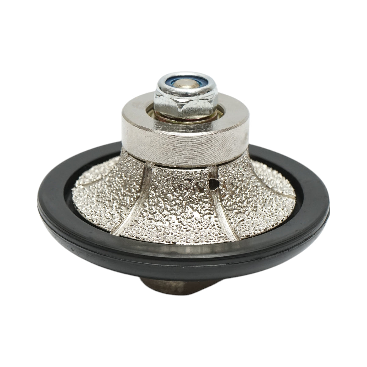 Fresa diamantata mezza asta B15, D65mm, raggio 15mm, filettatura M14 per bordi in marmo