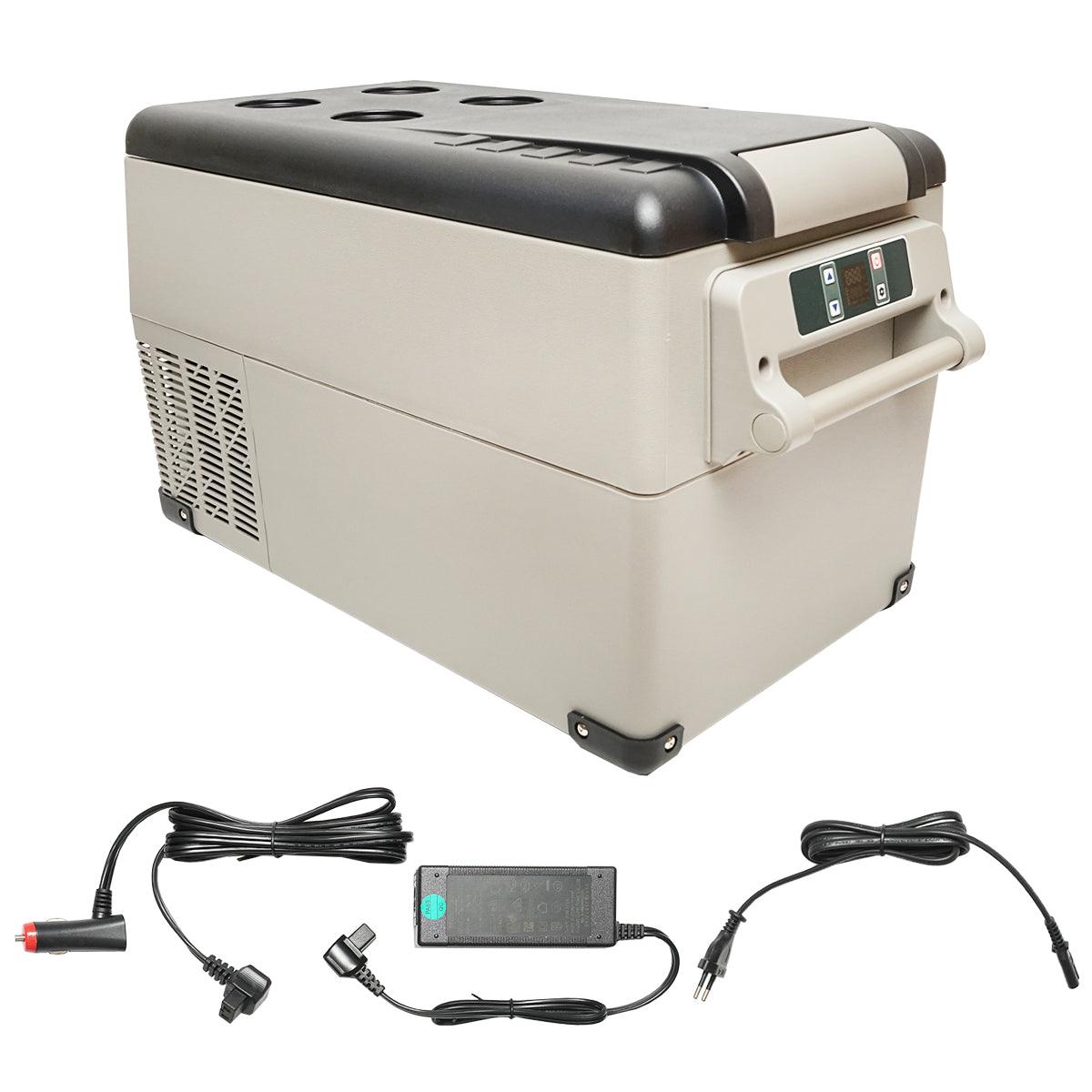 Image of Frigorifero auto con compressore 35L 12-24-220V 60W Frigorifero portatile Frigorifero per Auto 220V/12V Congelatore Portatile per Auto -18℃-20 ℃