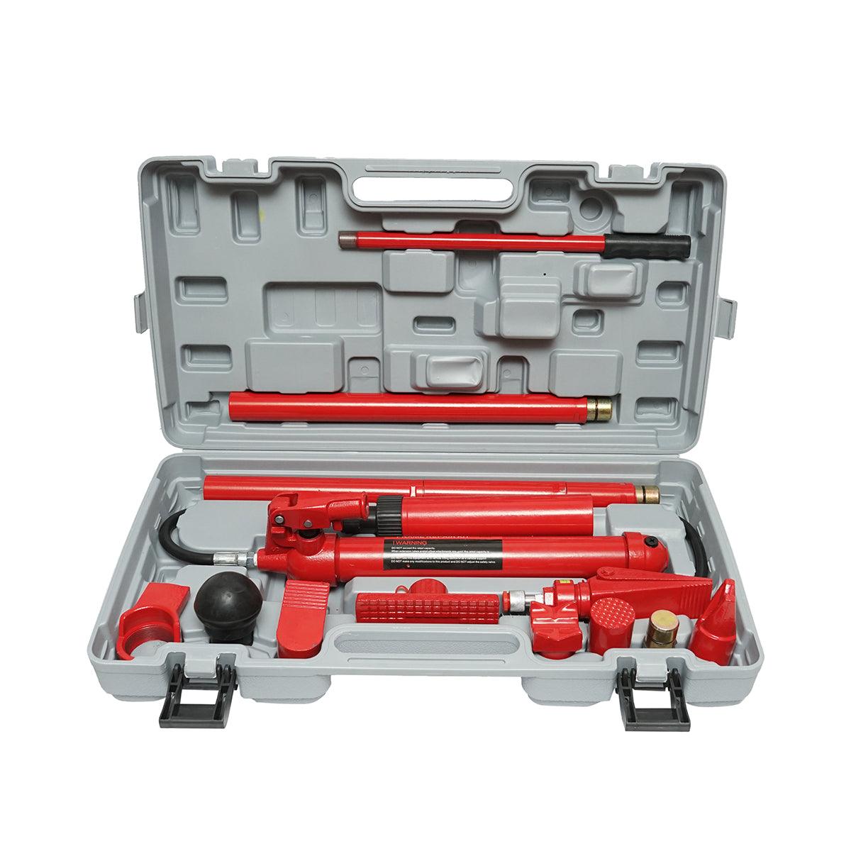 Kit di riparazione carrozzeria auto 10 t Martinetto Idraulico Kit di Strumenti di Riparazione carrozzeria