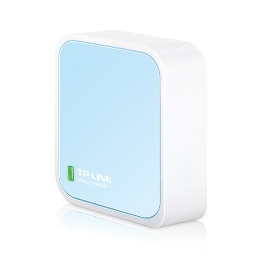 Image of Adattatore Smart TV / Decoder e Nano Router TpLink - TL-WR802N - Wireless N 300Mbps - 802.11b/g/n - Modalità operative: Router, Repeater, Client, AP e WISP - Portatile - Ideale per decoder e smart TV