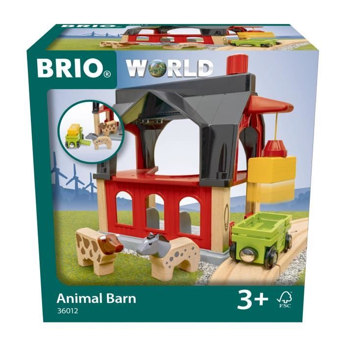 Image of Animal Barn - Accessorio per circuito di treno in legno -7312350360127 - Brio World