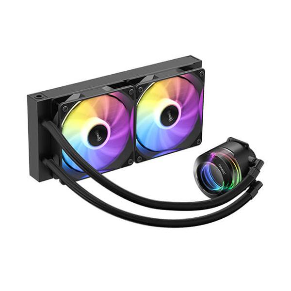 Antec Vortex Lum 240 ARGB Processore Kit di raffreddamento a liquido 12 cm Nero (Antec Vortex Lum 240 ARGB CPU Liquid Cooler - Intel & AMD Compatible,