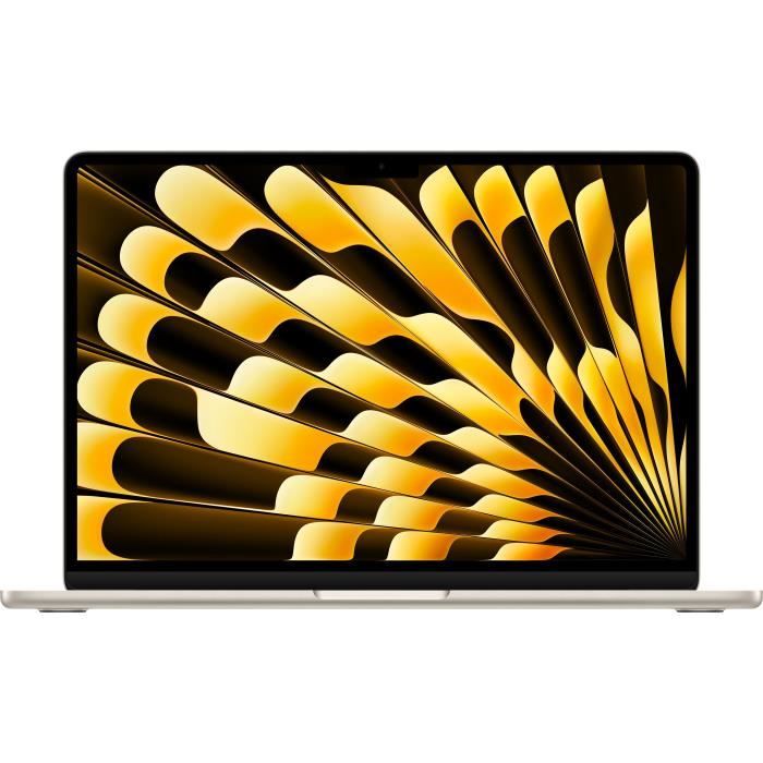 Apple - 13.6 MacBook Air M4 (2025) - 24 GB di RAM - 512 GB di spazio di archiviazione - CPU a 10 core - GPU a 10 core - Starlight
