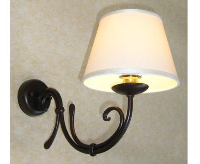 Image of APPLIQUE LANTERNA LOIRA 1 LUCE D.18 IN FERRO BATTUTO LAMPADE LAMPIONE LANTERNE