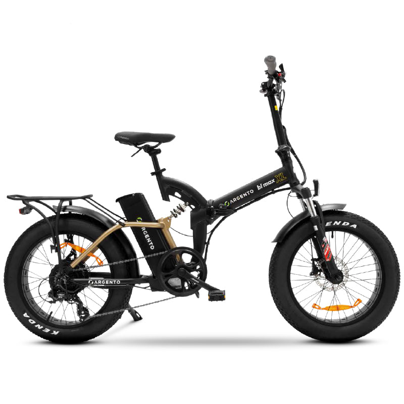 ARGENTO BIMAX XL - E-BIKE FAT - 20"" - MOTORE BAFANG 500W - 48V 12.8AH - AUT.FINO A 80KM