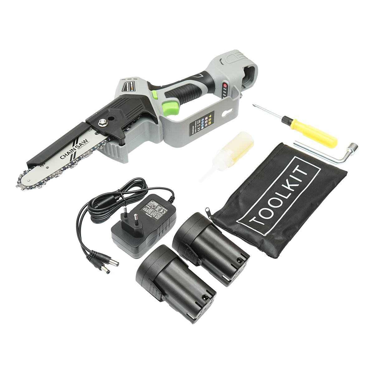Image of Minisega elettrica 500W con 2 batterie Li-ion 16,8V, diametro 120mm