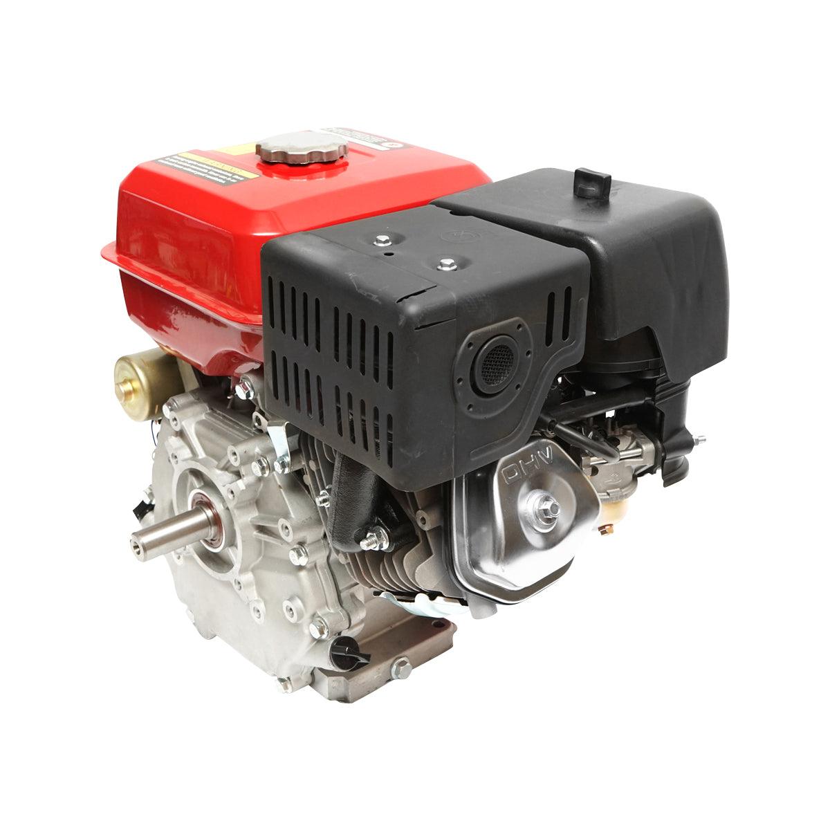 Motore a Scoppio 9 CV 242cc, Motore a Benzina 4 Tempi con Albero Ø 25 mm, Avviamento Elettrico e Avviamento Strappo bateria 12V/17Ah inclusa Breckner Germany
