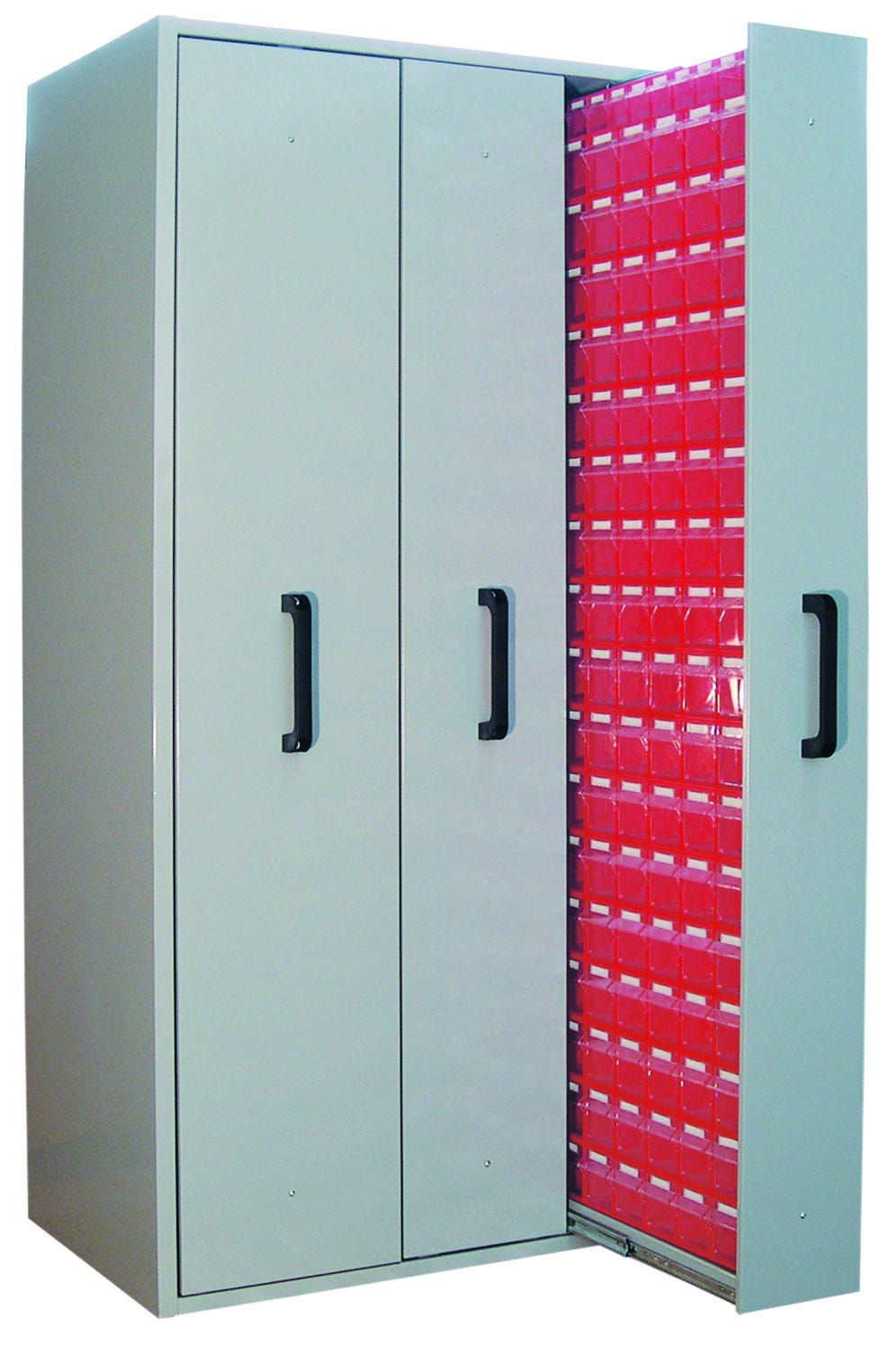 Armadio metallico ad estrazione verticale con 426 cassetti estraibili cm. 110x74,5x212,5h