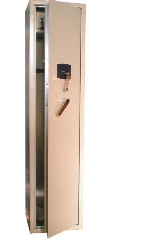 ARMADIO PORTAFUCILI 5 POSTI CON TESORETTO CM. 35X30X145 H