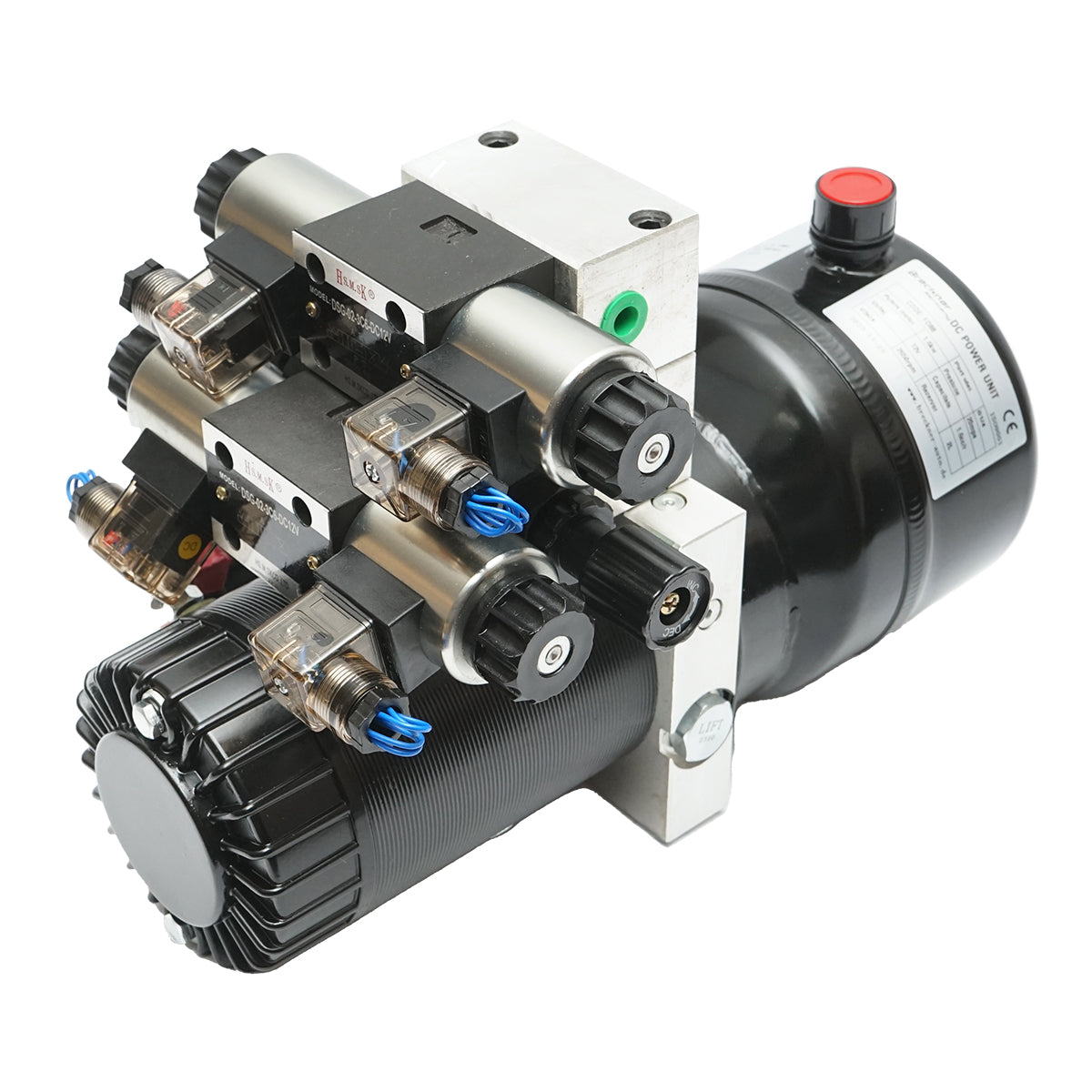 Pompa idraulica ribaltabile per spazzaneve 12V, 1,6Kw, 20Bar