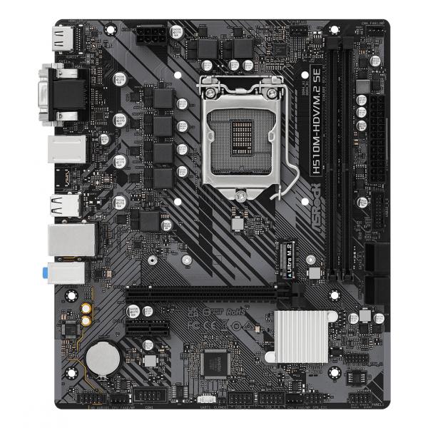 Image of Asrock H510M-HDV/M.2 SE Intel H470 LGA 1200 [Socket H5] micro ATX (ASRock H510M-HDV/M.2 SE 1200 m)