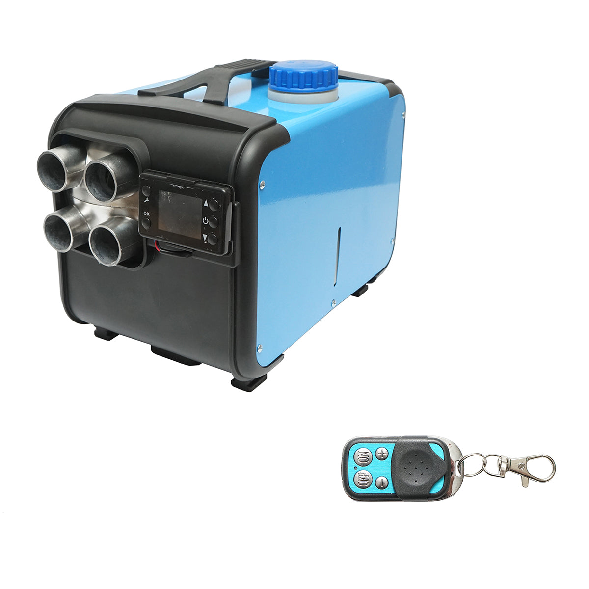 RISCALDATORE D’ARIA RISCALDATORI DA PARCHEGGIO PER L'AUTO RISCALDATORE PER AUTO, riscaldatore stazionario portatile 12-24/220V, 5KW, display LCD, con 