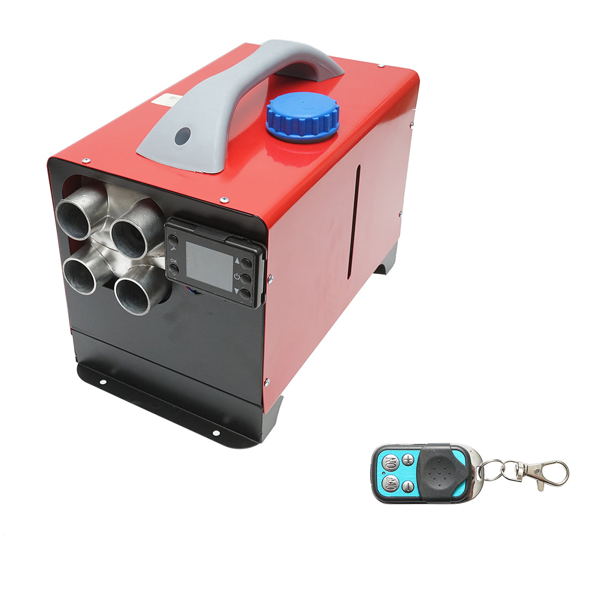 RISCALDATORE D’ARIA RISCALDATORI DA PARCHEGGIO PER L'AUTO RISCALDATORE PER AUTO, RISCALDATORE STAZIONARIO PORTATILE 12-24V, 5KW, display LCD, con tele