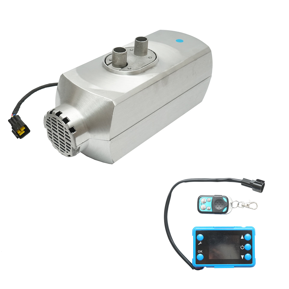 RISCALDATORE D’ARIA RISCALDATORI DA PARCHEGGIO PER L'AUTO RISCALDATORE PER AUTO, RISCALDATORE STAZIONARIO PORTATILE 12V, 5KW, display LCD, con telecom