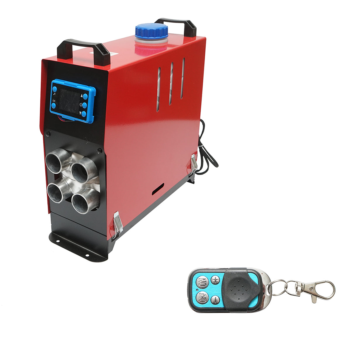 RISCALDATORE D’ARIA RISCALDATORI DA PARCHEGGIO PER L'AUTO RISCALDATORE PER AUTO, RISCALDATORE STAZIONARIO PORTATILE 12V, 5KW, display LCD, con telecom