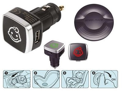 Image of AVVISATORE SEGNALATORE BIMBO A BORDO AP3C005 ALLARME ACUSTICO