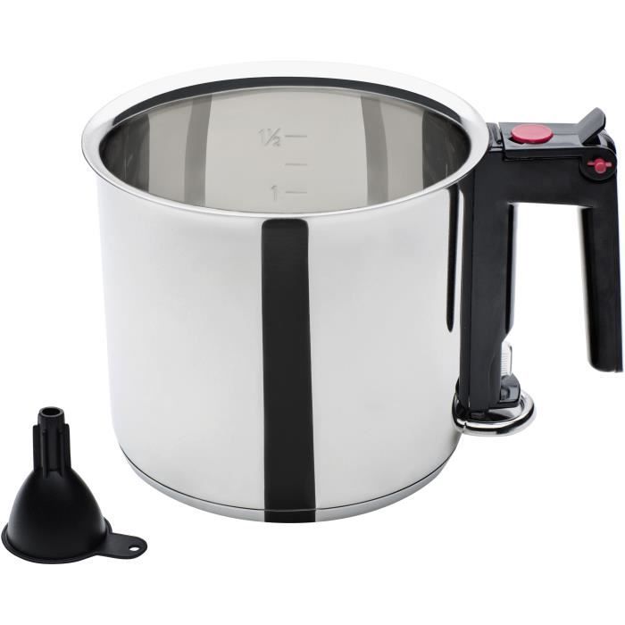 Image of Bagnomaria - GSW - 16 cm - 1,5 L - Doppia parete e serbatoio - Induzione - Acciaio inox