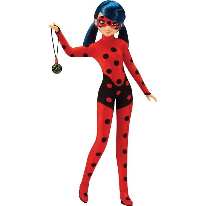 Image of Bambola Miracolosa 26 cm - BANDAI - Portafortuna Coccinella