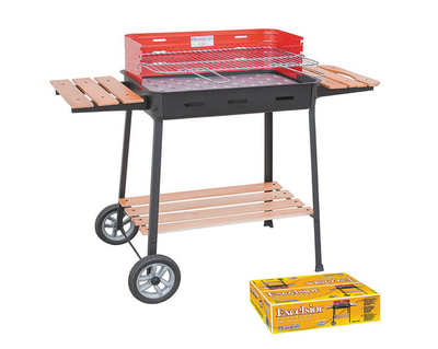 Image of BARBECUE A CARBONE CARBONELLA 860 EXCELSIOR GRILL CM. 63x43xH88