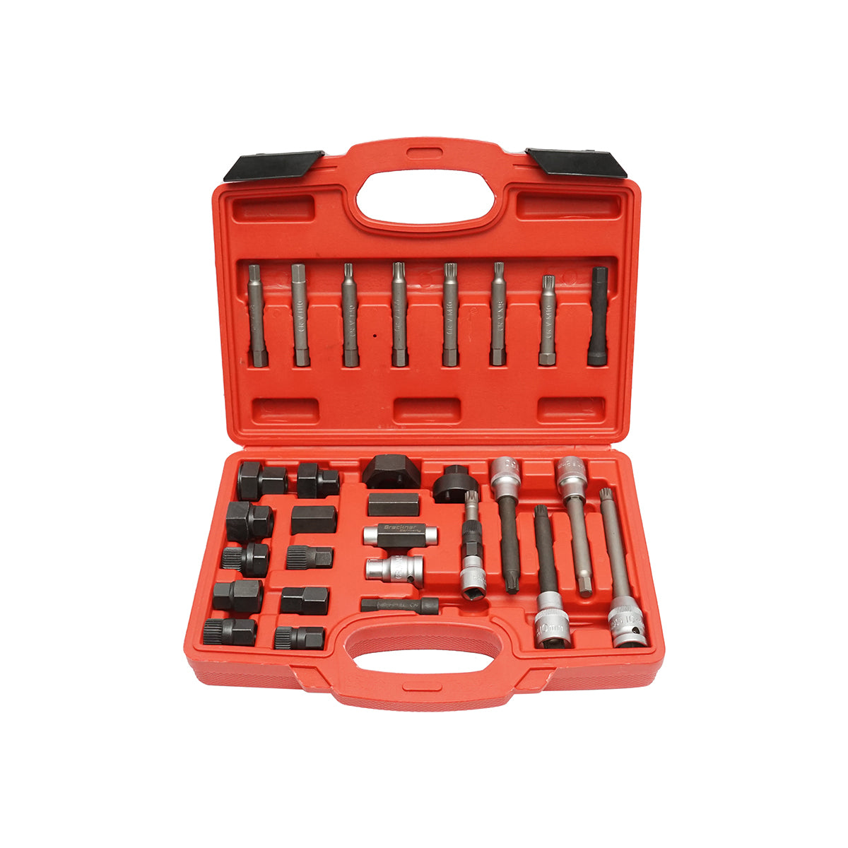 Set di chiavi per montare e smontare la puleggia dell'alternatore, 30 pezzi, Breckner Germany.