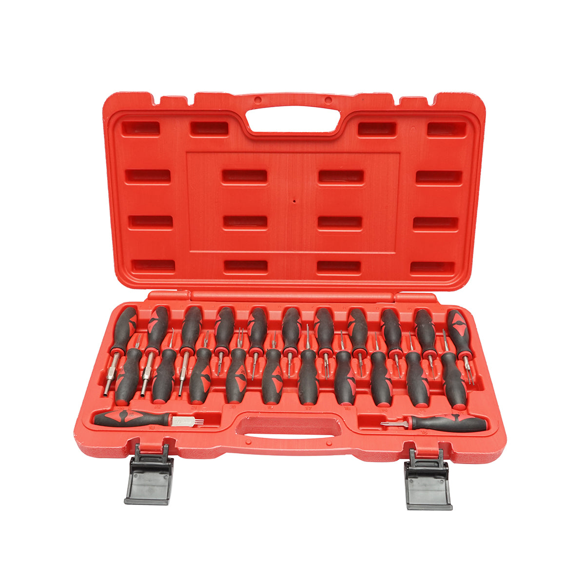 Set di strumenti per rimuovere pin e terminali da connettori elettrici auto, 23 pezzi Breckner Germany