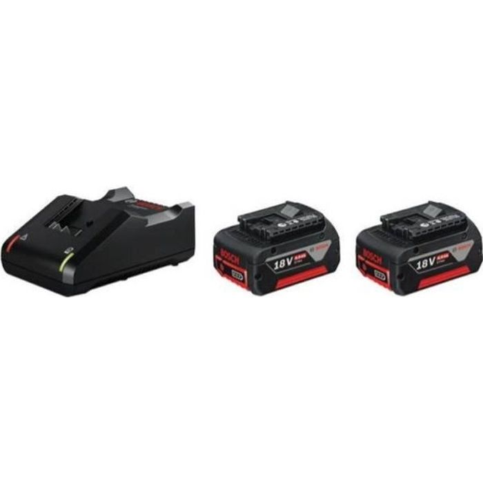 Batteria e caricabatteria BOSCH PROFESSIONAL 2 batterie 4,0Ah + caricabatteria GAL 18V-40