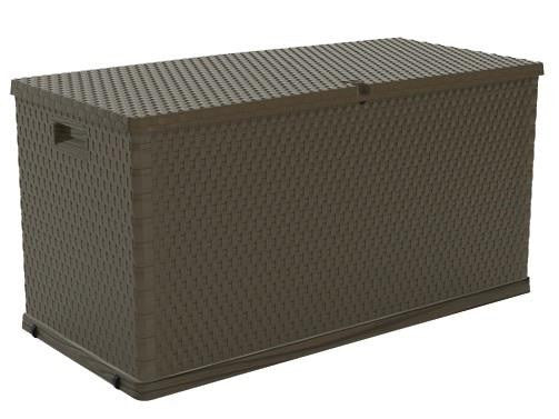 BAULE CASSAPANCA CONTENITORE MULTIUSO GARDEN IN RESINA RATTAN L 120xP57xH63 MARR