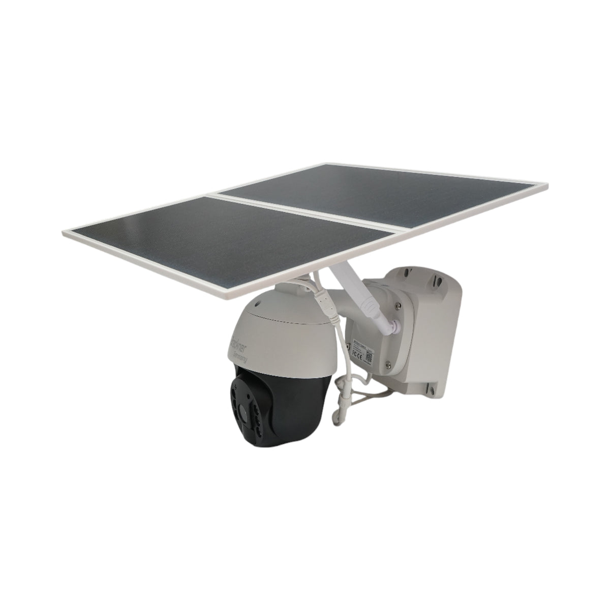 Image of Telecamera di sorveglianza 2 MP 1080P, 4G, WIFI 2.4 GHz, pannello solare da 4.3W, batteria 21700, controllo PTZ a 360°, rilevamento umano PIR, visione notturna intelligente IR e applicazione Ubox