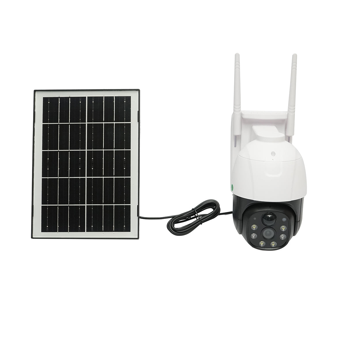 Image of Telecamera di videosorveglianza da 3MP, WIFI 4G rotante con pannello solare da 7,5W, PTZ, 1080P, sensore di movimento, visione notturna, applicazione V380 Pro