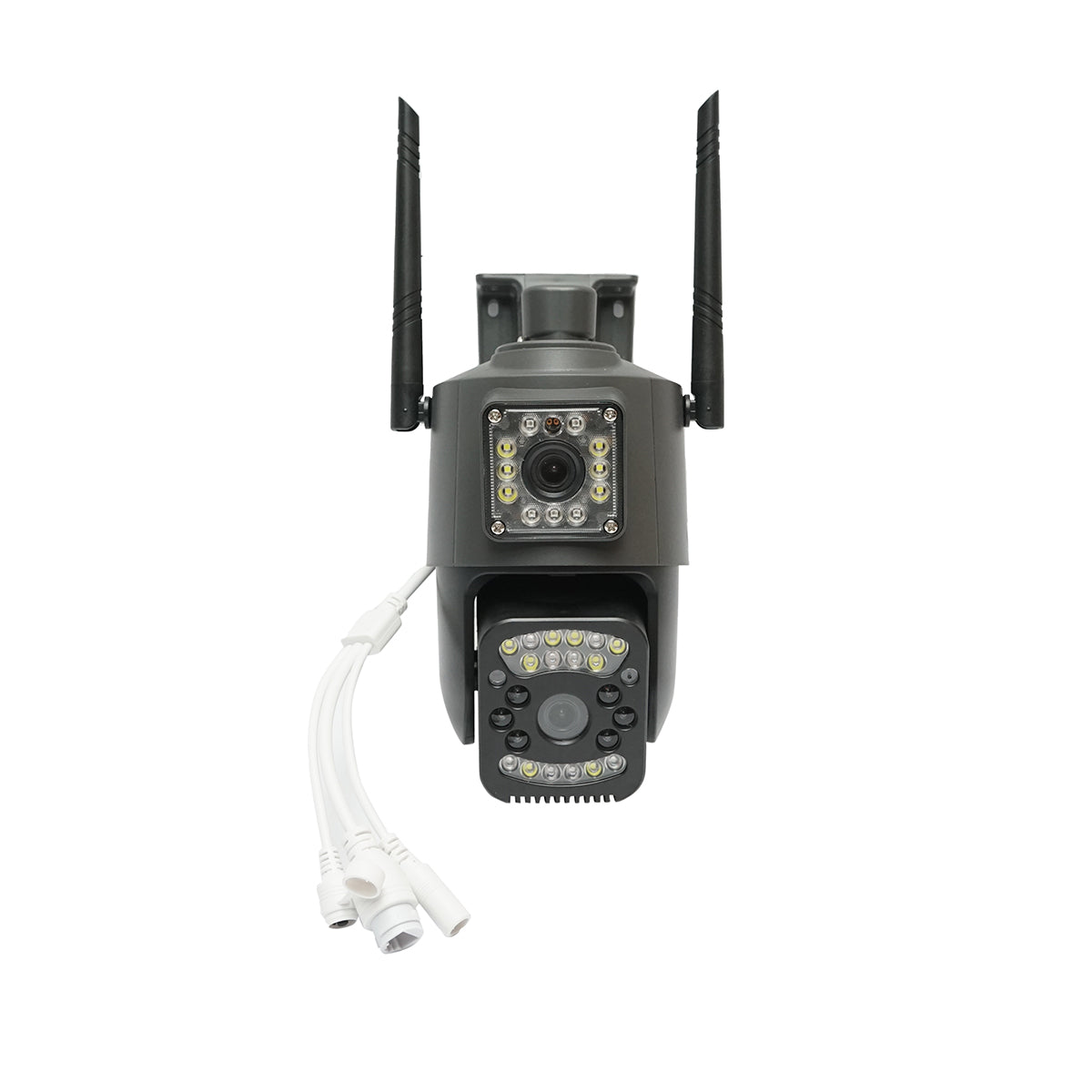 Image of Telecamera di videosorveglianza Smart P2P WIFI 2.4G, sensore di movimento, rilevamento umano, visione notturna, PTZ rotante a 355 gradi, applicazione V380 Pro