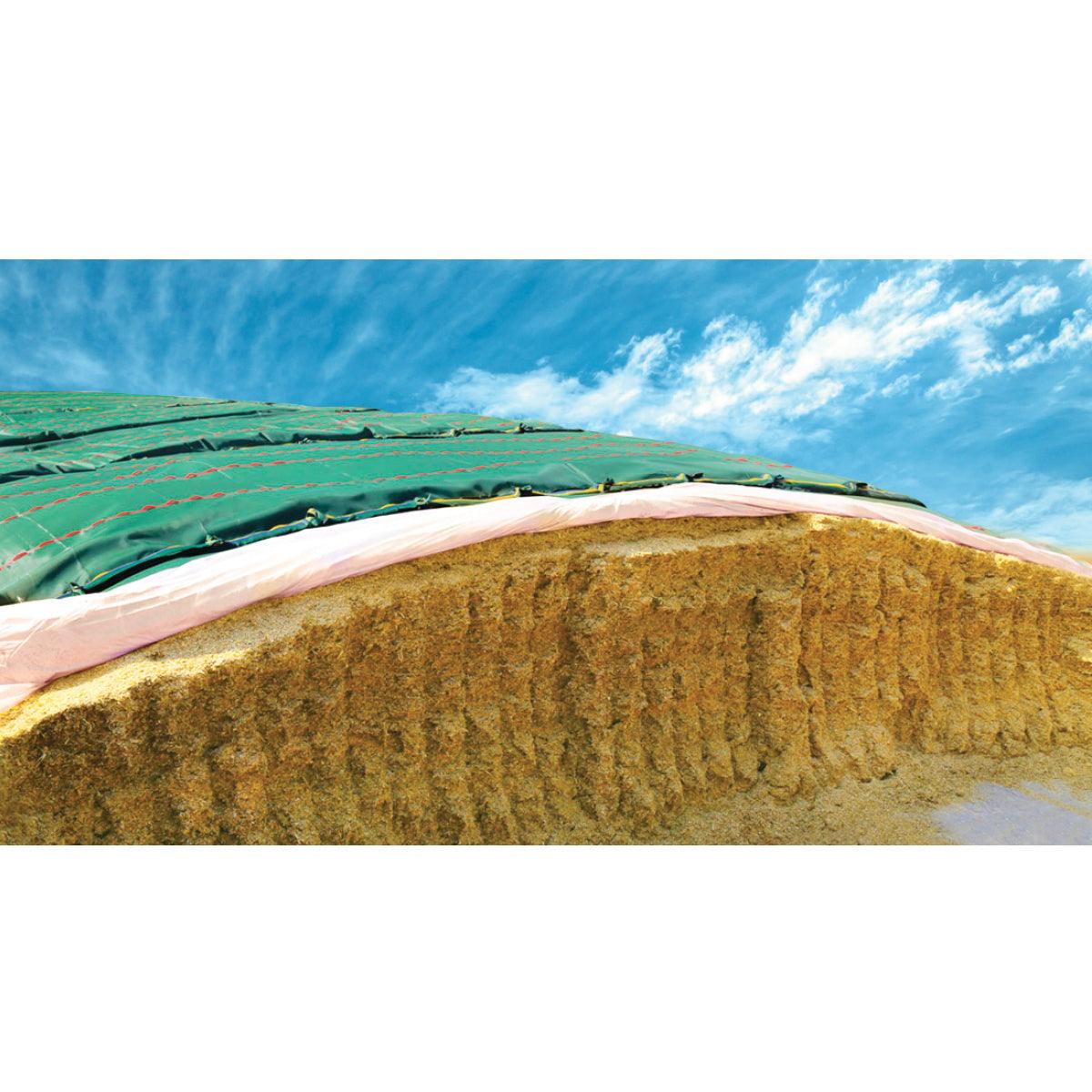 Telone di protezione per insilato 8 x 12 mt. 200gr/m2. Rete di protezione per insilati Rete/copertura di protezione per silo Breckner Germany