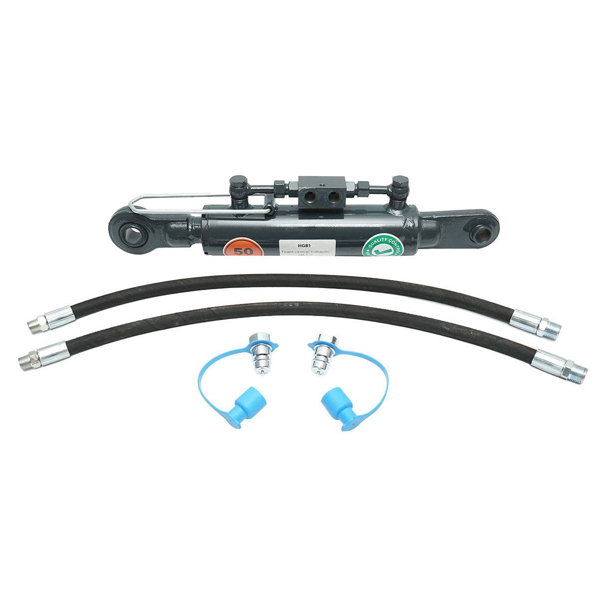 Terzo punto idraulico categoria 1-2, chiuso 500mm corsa 180mm