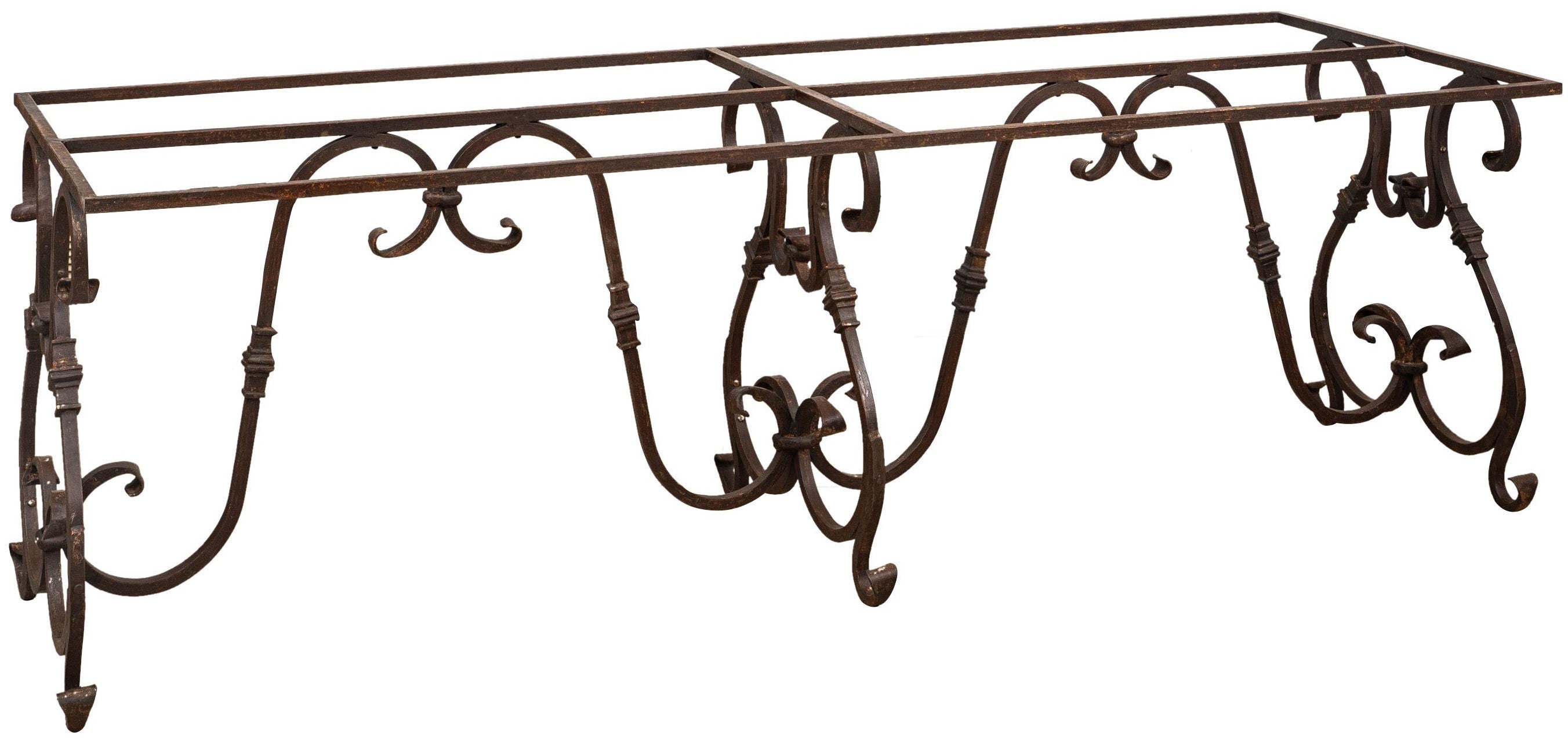 Biscottini Base per Tavolo in ferro L231xPR82xH74 cm Molto robusta resistente Offerta