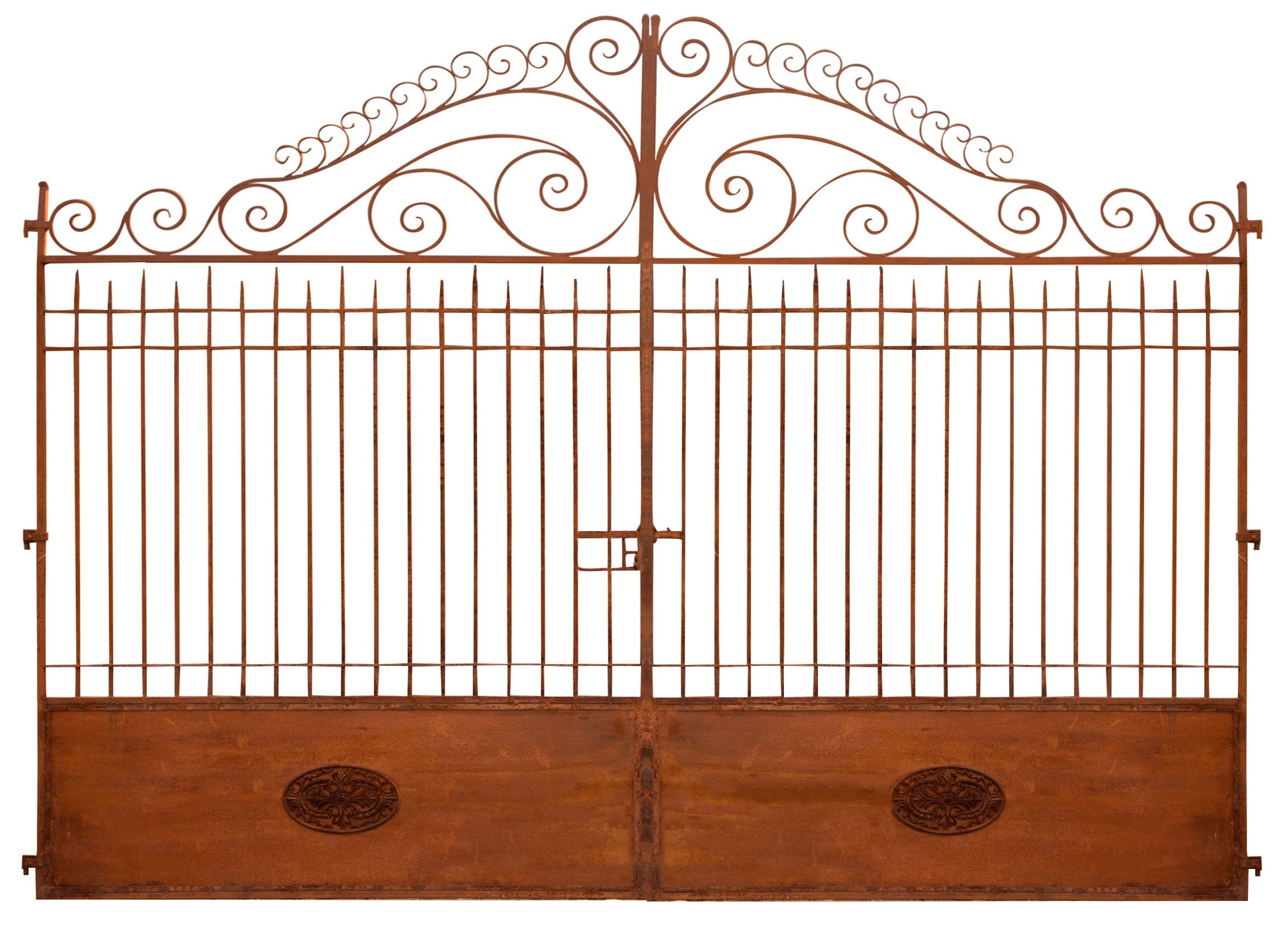 Biscottini CANCELLO IN FERRO L400XPR7XH300 CM battuto forgiato mano. Offerta Speciale