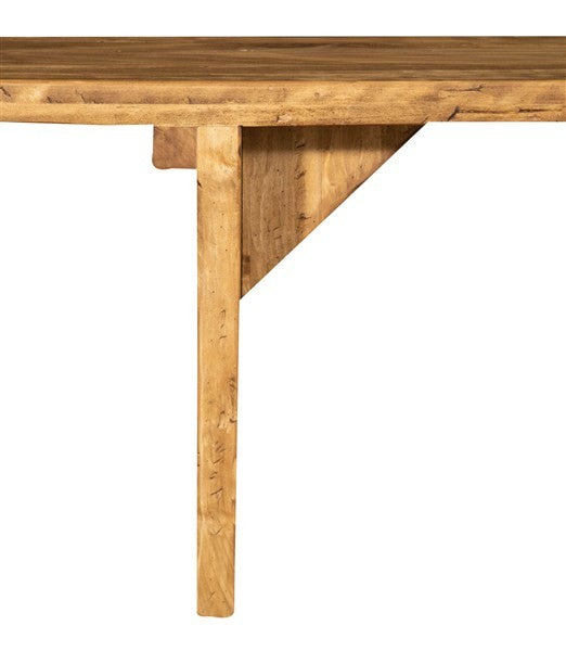 Biscottini Panca In Legno Massello Di Tiglio Finitura Naturale Made In Italy Realizzata-image