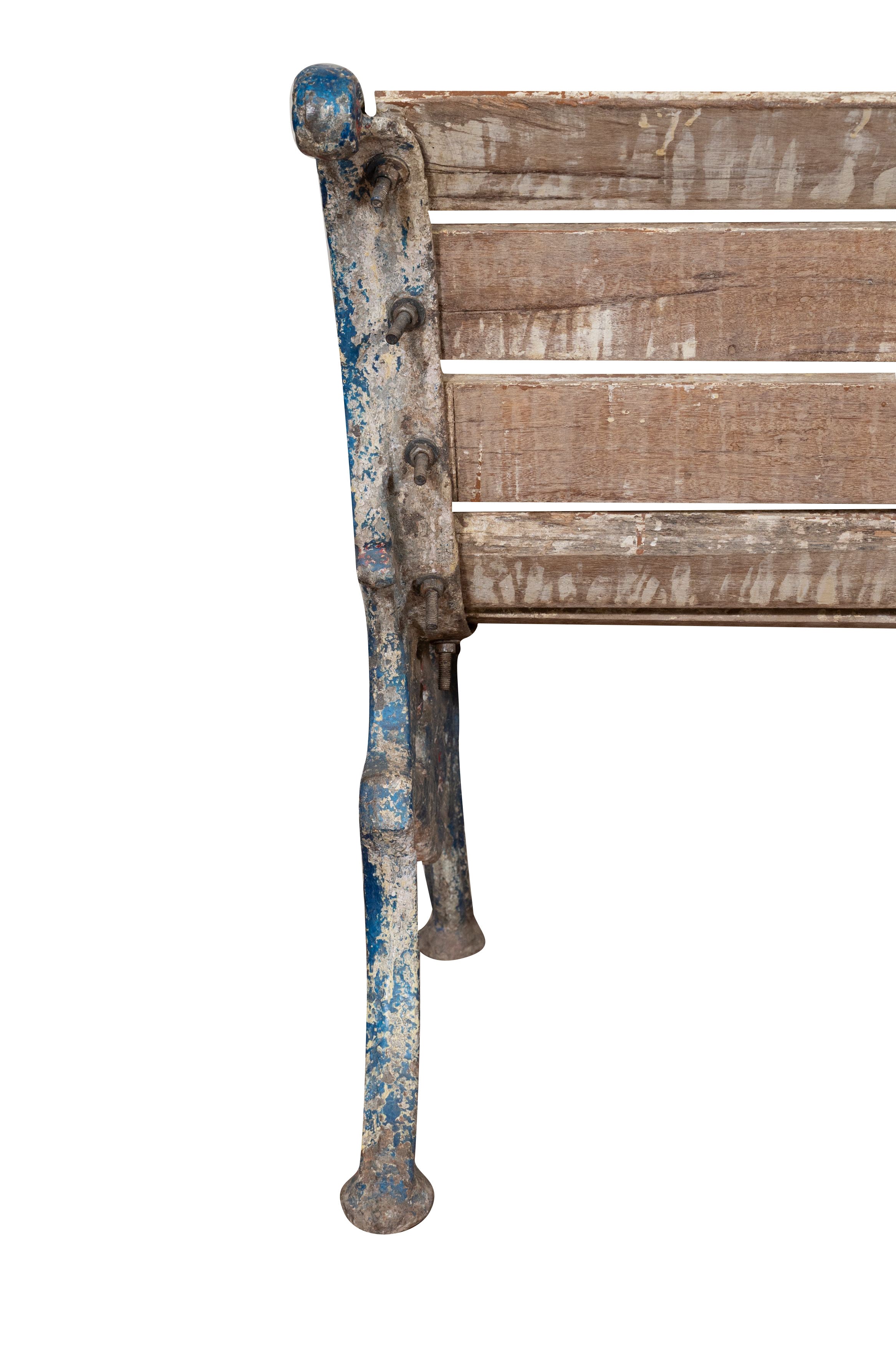 Biscottini Panchina In Legno Massiccio E Ghisa Molto Robusta Stabile Offerta Speciale-image