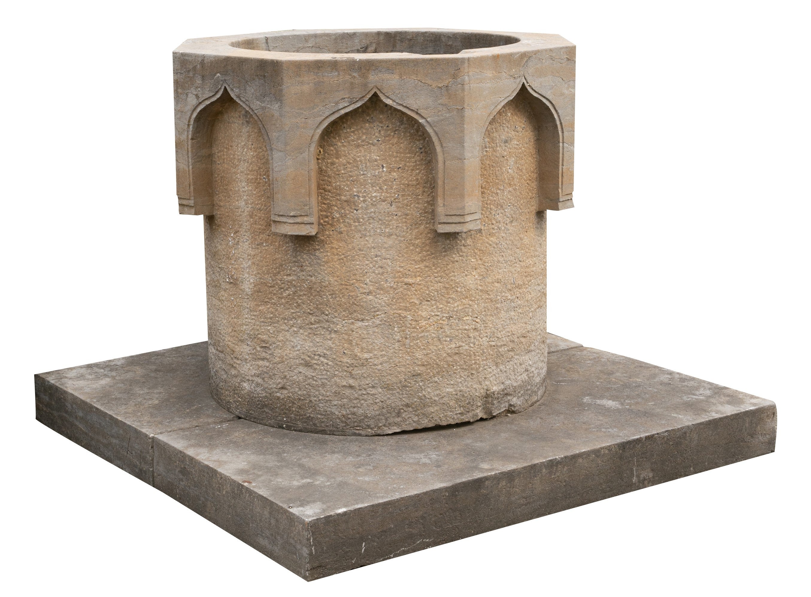 Biscottini Pozzo in pietra L120xPR120xH90 cm completo base, dimensioni Offerta Speciale