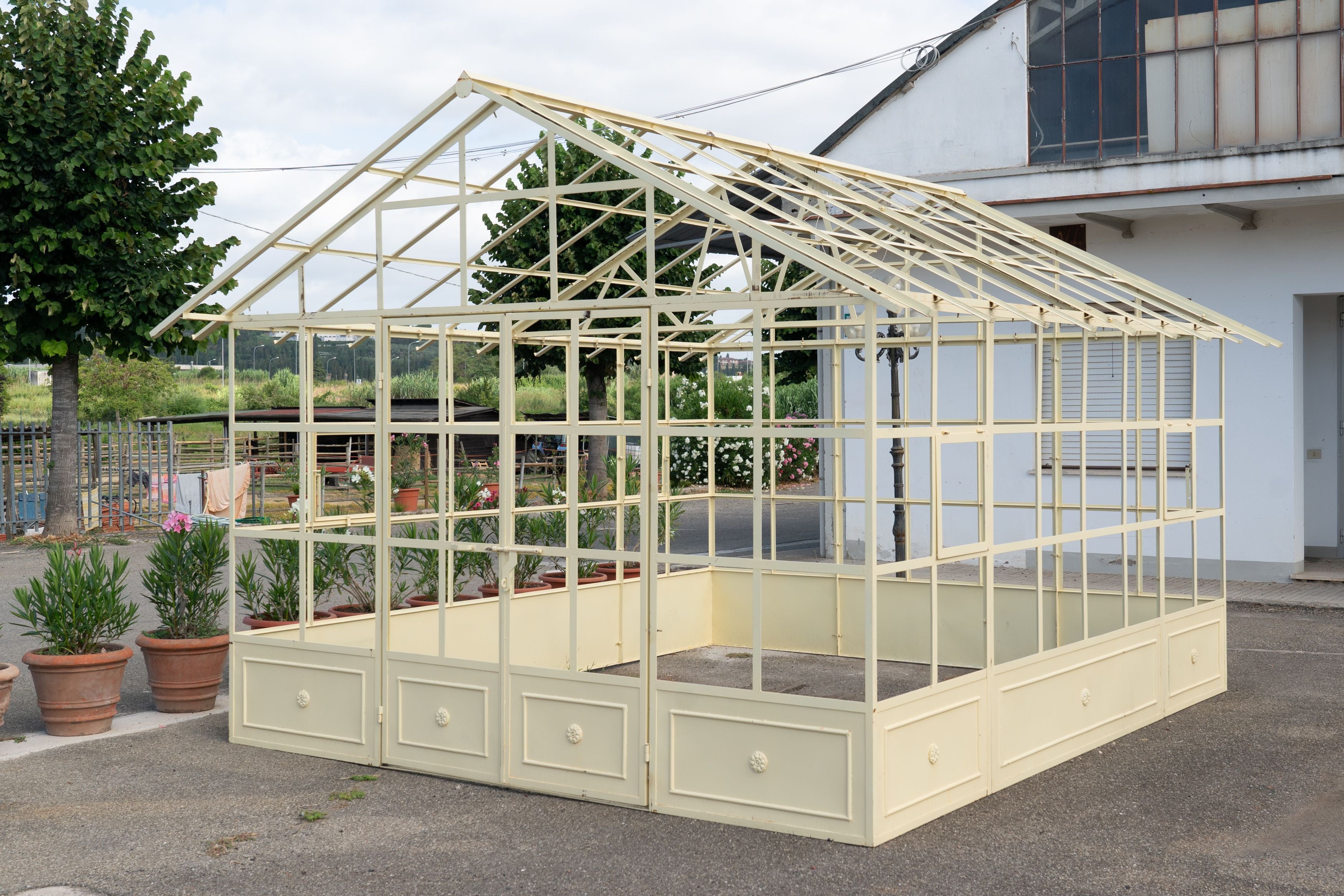 Biscottini Serra in ferro L350XPR400XH296 CM Molto solida stabile Offerta Speciale